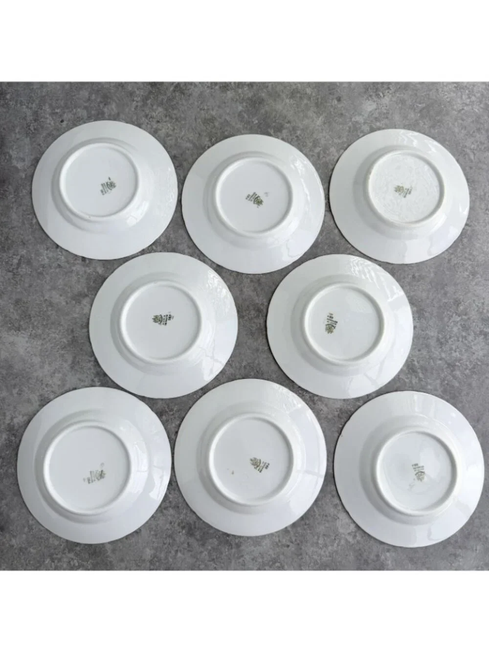 Bing & Grondahl Seagull Bread Dessert Plates Blur Gold Trim 6” Denmark Set Of 8